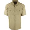 Drake Waterfowl S/S Traveler's Check Shirt Khaki Medium view 1