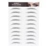 10 Sheets 6D Eyebrow Sticker Professional Eyebrow Transfer Sticker Eyebrow Makeup Tool for Women and Girls (Black)(BLACK-06) view 1