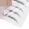 10 Sheets 6D Eyebrow Sticker Professional Eyebrow Transfer Sticker Eyebrow Makeup Tool for Women and Girls (Black)(BLACK-06) view 4