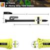 Wellmax 10PC Heavy Duty Tent Stakes with 2PC Glow in Dark Rope 3/16" x50ft and 1/4" x50ft (Black) view 2