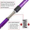 Aihoye Hiking Trekking Poles, 2 Pack Collapsible,Lightweight, Anti Shock, Walking Sticks,Adjustable Hiking Pole for Men and Women (Purple) view 4