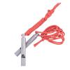 Boundless Voyage Titanium Emergency Whistle Loud Portable Keychain Necklace Whistle for Camping Hiking Hunting and Pet Training Ti9010O