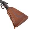 Leather Cheek Rest Pad Buttstock Ammo Holder, Gun Shell Magazine for .17HMR .22LR .22MAG (Brown) view 4