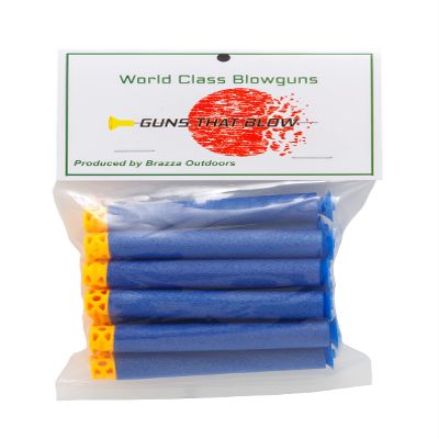 Black Rhino Blowguns .625 Caliber Darts for All .625 Caliber Blowguns Multiple Dart Types (.625 Foam Darts 10 pc)