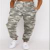 Waitfairy Sweatpants Women - Joggers for Women High Waist Baggy Sweat Pants for Womens Joggers with Pockets Light Camouflage XS view 2