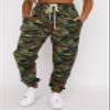 Waitfairy Sweatpants Women - Joggers for Women High Waist Baggy Sweat Pants for Womens Joggers with Pockets Dark Camouflage XS view 2