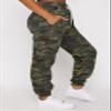 Waitfairy Sweatpants Women - Joggers for Women High Waist Baggy Sweat Pants for Womens Joggers with Pockets Dark Camouflage XS view 3