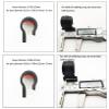 20PCS Black Plastic C Clips for Outdoor Camping Awning Tent Poles of 11mm/17mm/20mm/25mm Durable POM Lock Grip Clamp Hiking Tent Replacement for Cover Fixing view 4