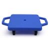 Kids Sitting Scooter Board with Universal Wheels Safety Plastic Scooter for Kids Ages 6-12 Manual Sport Scooters with Handles for Gym Class (Blue) view 1