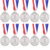 Cimeton 10Pcs Golden Silver Bronze Award Medals Olympic Style for Competitions, Sports, Spelling Bees, Party Favors view 1