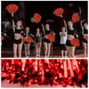 DILIBRA 24Pcs Metallic Cheerleading Pom Poms, Cheerleaders Cheer Pompoms Cheering Squad Hand Flower for Adults Team Spirit Sports Game Dancing Party Celebration view 4