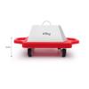 Kids Sitting Scooter Board with Universal Wheels Safety Plastic Scooter for Kids Ages 6-12 Manual Sport Scooters with Handles for Gym Class (Red) view 4