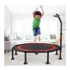 Trampoline 50" Foldable Mini Trampoline, Fitness Rebounder with Adjustable Foam Handle, Exercise Trampoline for Adults Kid Indoor WorkoutLoad 400lb view 1