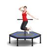 Trampoline 50in Mini Trampoline with Foamable Handles, Core Training Cardio Fitness Equipment for Men and Women, Home Gym Indoor Exercise Rebound Trampoline view 1