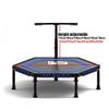 Trampoline 50in Mini Trampoline with Foamable Handles, Core Training Cardio Fitness Equipment for Men and Women, Home Gym Indoor Exercise Rebound Trampoline view 2