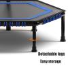 Trampoline 50in Mini Trampoline with Foamable Handles, Core Training Cardio Fitness Equipment for Men and Women, Home Gym Indoor Exercise Rebound Trampoline view 4