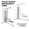 J Bryant Fitness Pulley Cable Gym Cable Replacement for Pulley Machine Heavy Duty Steel Wire Rope Available in 16.4, 32.8, 65.6Ft Length Exercise Equipment (98.40) view 4