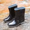 Hbeylia Tall Rain Boots for Women Waterproof Mid Calf Garden Shoes Anti-Slipping Rubber Rainboots Rain Footwear for Ladies Camp Booties for Camping Lawn Care Gardening Muck Mud Yard Work view 2