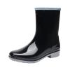 Hbeylia Tall Rain Boots for Women Waterproof Mid Calf Garden Shoes Anti-Slipping Rubber Rainboots Rain Footwear for Ladies Camp Booties for Camping Lawn Care Gardening Muck Mud Yard Work view 4