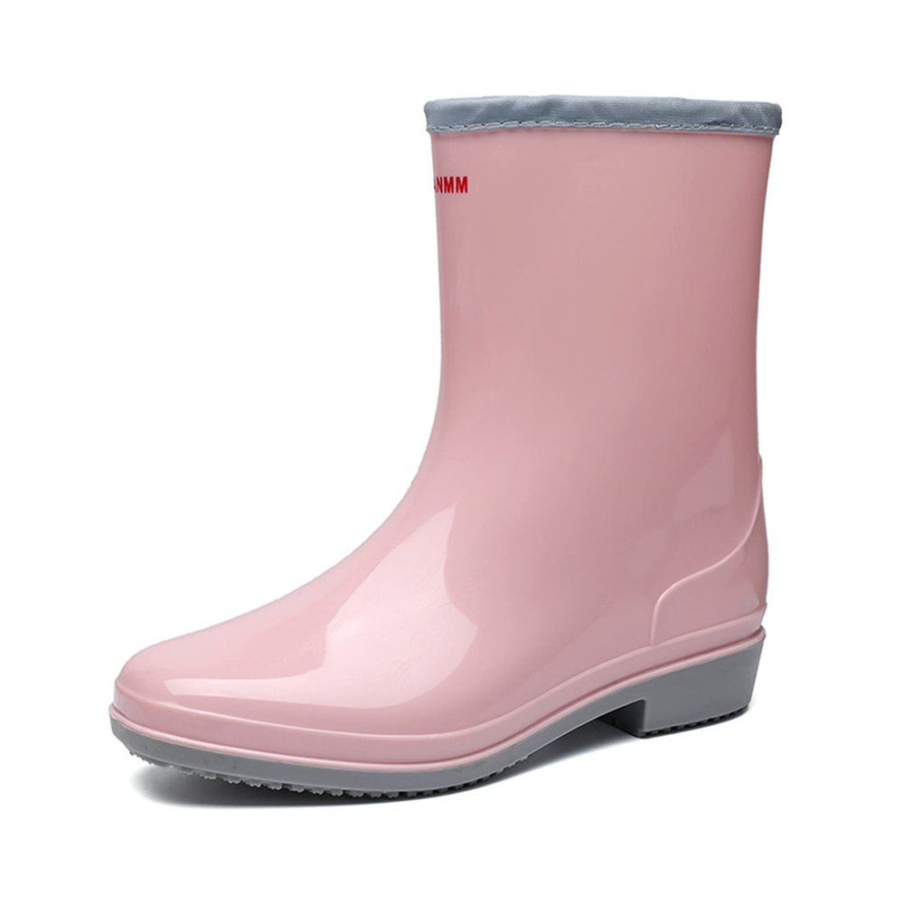 Hbeylia Tall Rain Boots For Women Waterproof Mid Calf Garden Shoes Anti-Slipping Rubber Rainboots Rain Footwear For Ladies Camp Booties For Camping Lawn Care Gardening Muck Mud Yard Work