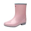 Hbeylia Tall Rain Boots For Women Waterproof Mid Calf Garden Shoes Anti-Slipping Rubber Rainboots Rain Footwear For Ladies Camp Booties For Camping Lawn Care Gardening Muck Mud Yard Work view 4