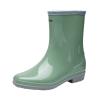 Hbeylia Tall Rain Boots For Women Waterproof Mid Calf Garden Shoes Anti-Slipping Rubber Rainboots Rain Footwear For Ladies Camp Booties For Camping Lawn Care Gardening Muck Mud Yard Work view 1
