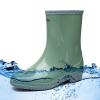 Hbeylia Tall Rain Boots For Women Waterproof Mid Calf Garden Shoes Anti-Slipping Rubber Rainboots Rain Footwear For Ladies Camp Booties For Camping Lawn Care Gardening Muck Mud Yard Work view 2
