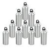TECHTONGDA Water Bottles 600ml Sublimation Silver Aluminum Sports Bottle Heat Press Water Bottle 10pcs with Twist Cap and Carabiner view 1