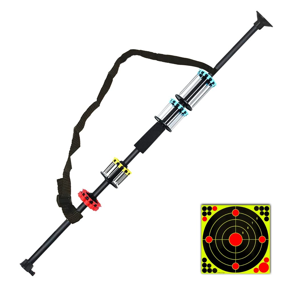 Geekhigh Blowguns 36" .40 Caliber Blowgun Kit with 36 Darts and 2PCS Extra Practice Paper, Sling, Anti-Inhale Mouthpiece