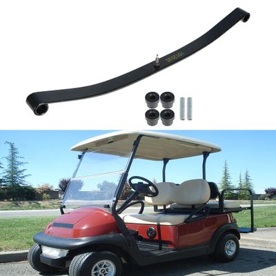 munirater Golf Cart Front Leaf Spring with Bushing Kit Replacement for Club Car Precedent 2004-2008 DS 1981 - Up G&E Golf Cart 1012030 1010136