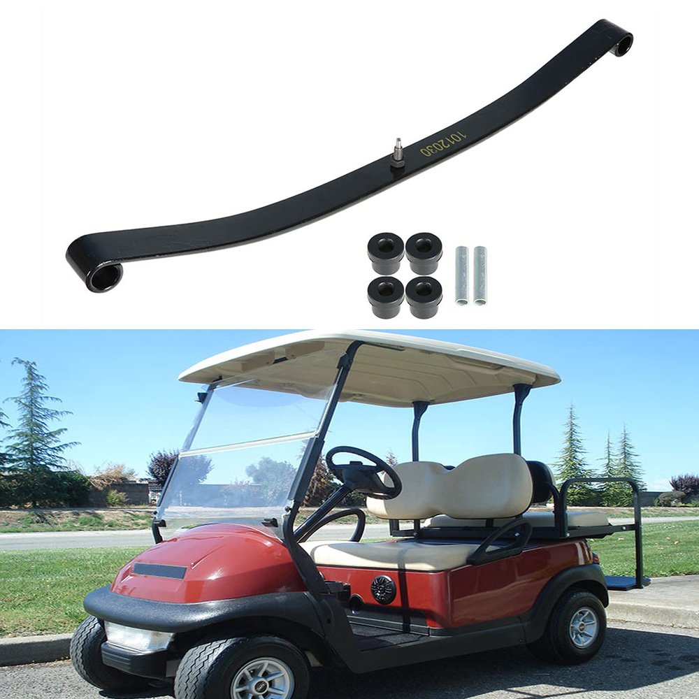 munirater Golf Cart Front Leaf Spring with Bushing Kit Replacement for Club Car Precedent 2004-2008 DS 1981 - Up G&E Golf Cart 1012030 1010136