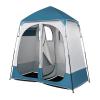 VINGLI 2 Room Shower Tent, 7.5 FT Instant Pop Up Shelter with Carrying Bag, Privacy Changing Room Tent,Perfect for Portable Toilet, Camping, Dressing, Outdoor Indoor, Easy Set Up (Blue) view 1