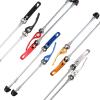 Bicycle Accessories Aluminium Alloy Bicycle Wheel Hub Axle Cycling Quick Release Wheel Hub Skewers Mountain Road Bike Front and Rear Skewer Bike Parts (Color : Light Grey) view 2