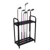 YIYIBYUS 27 Holes Durable Metal Golf Club Organizer Display Rack view 1