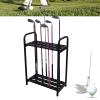 YIYIBYUS 27 Holes Durable Metal Golf Club Organizer Display Rack view 2