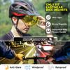 EASTINEAR Magnetic Goggles for Bike Helmets Detachable Visor for Bicycle Helmet Removable Sun Shield for Cycling Helmet (Yellow) view 3