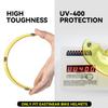 EASTINEAR Magnetic Goggles for Bike Helmets Detachable Visor for Bicycle Helmet Removable Sun Shield for Cycling Helmet (Yellow) view 4