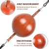 InnoLife Double End Punching Ball Striking Punching Bag Kit, Speed Striking Reflex Kit with Bungee Cords Perfect for Reaction, Agility, and Hand Eye Coordination Training (Brown) view 4