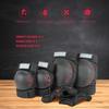 Dark Lightning Kids/Junior/Youth Knee Pads Elbow Pads Wrist Guards 3 in 1 Protective Gear, for Skateboard,Roller Skate,Inline,Cycling,MTB Bike,Scooter(Black,L) view 2