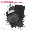 Dark Lightning Kids/Junior/Youth Knee Pads Elbow Pads Wrist Guards 3 in 1 Protective Gear, for Skateboard,Roller Skate,Inline,Cycling,MTB Bike,Scooter(Black,L) view 3