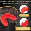 BBTO 6 Pcs Youth Kids Mouth Guard for Sports, Boys Girls Mouth Guard with Case, Mouthguard for Wrestling Boxing Basketball Hockey Football(Classic Style,Red, Blue, White, Black, Yellow, Pink) view 2