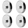 4 Pieces 1.5lb Weight Plates for 10lb Steel Dumbbells (Standard-Finish 41.5lb) view 1