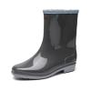 Hbeylia Tall Rain Boots for Women Waterproof Mid Calf Garden Shoes Anti-Slipping Rubber Rainboots Rain Footwear for Ladies Camp Booties for Camping Lawn Care Gardening Muck Mud Yard Work view 1