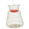 Floating Fish Basket, Sturdy Stainless Steel Collapsible Fishing Net Cage with Spring Door, Portable Foldable Round Metal Fish Trap for Shrimp Crab Trout Outdoor Fishing view 1