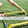 Agility Ladder Dual-Purpose Fixed Agility Ladder, Speed Agility Training Set, for Kids Adults Football Speed Training, with Carry Bag(Size:2.3m) view 4
