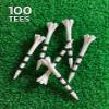 2-3/4" Champ My Hite FLYtee White/Black Stripe Golf Tee, 100 Count view 2