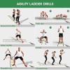 Agility Ladder Adjustable Agility Speed Ladder, Football Flexibility Training Jumping Ladder,Fitness Training Set,for Kids/Adults Speed Training(Size:5m) view 2