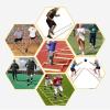 Agility Ladder Double Row Agility Ladder, Adjustable Speed Training Equipment, Football Flexibility Training Jumping Ladder,for Outdoor Drills(Size:3m) view 2