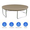Covers & All Round Trampoline Cover, 12 Oz Waterproof UV & Weather Resistant, All Season Protector Outdoor Games Fitness Sports Cover for Garden Lawn, with Elastic (192" Diameter x 4" H, Beige) view 3