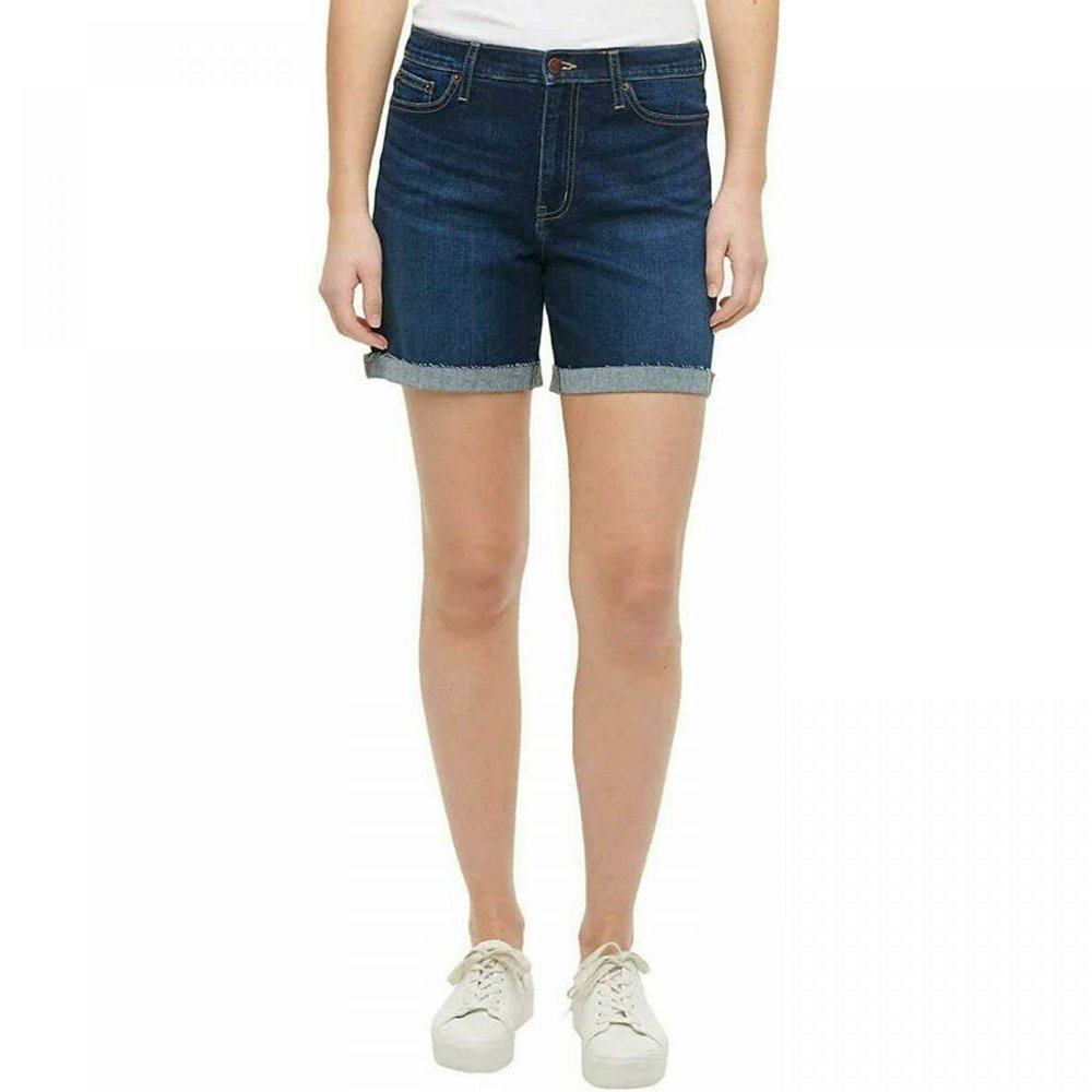 Calvin Klein Womens Roll Cuff Short (Pacific, 4)